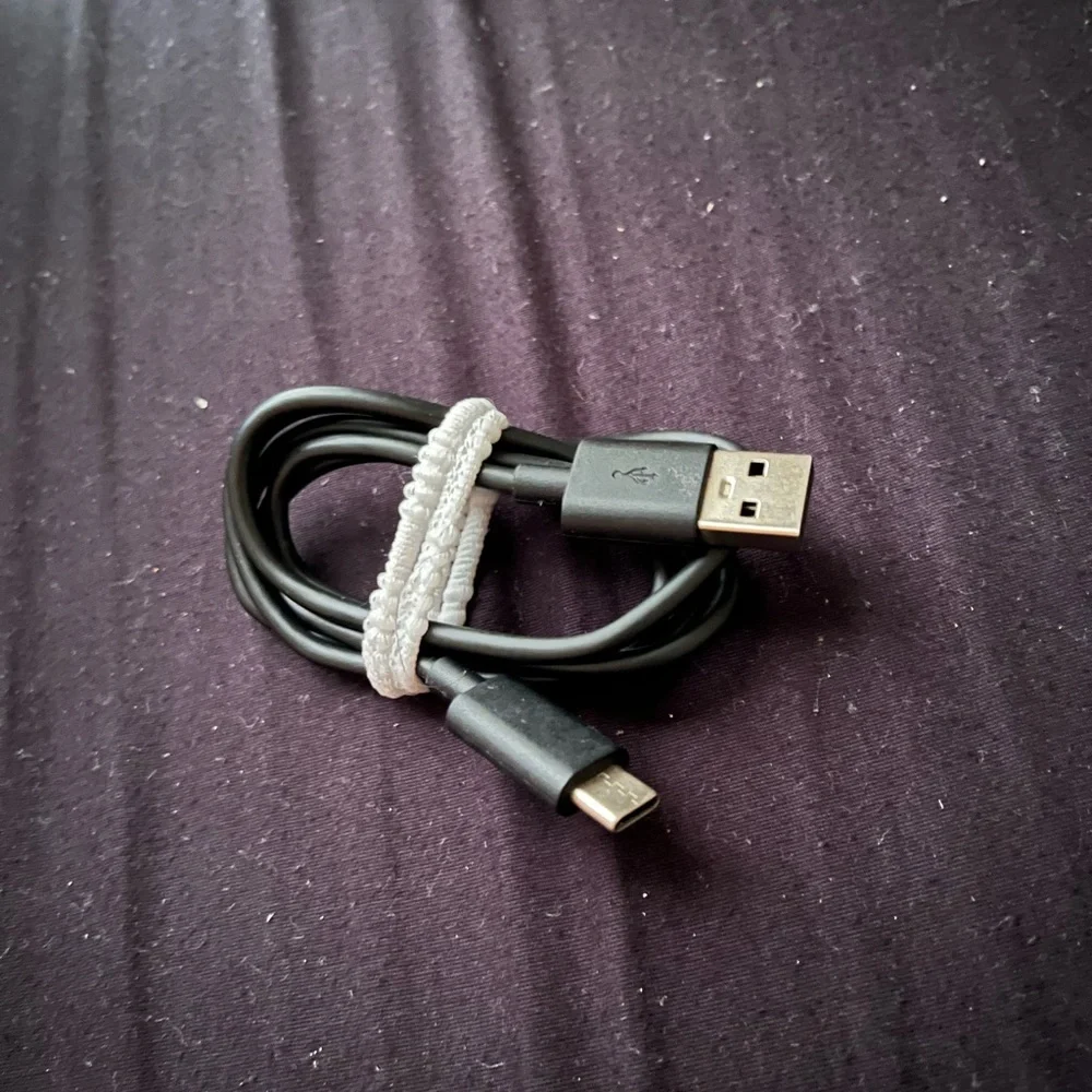 Black USB Charging Cable type c
